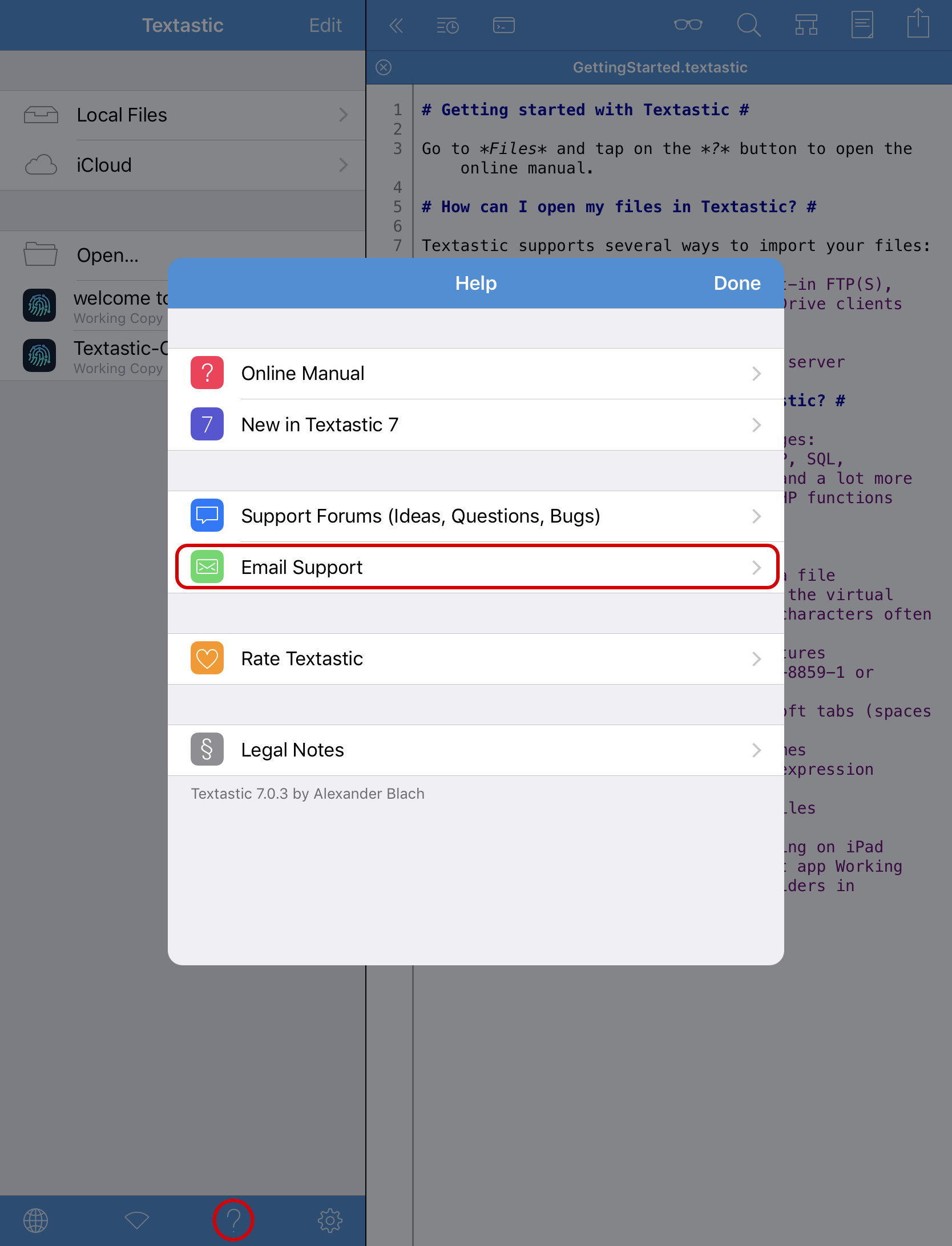 Email Support