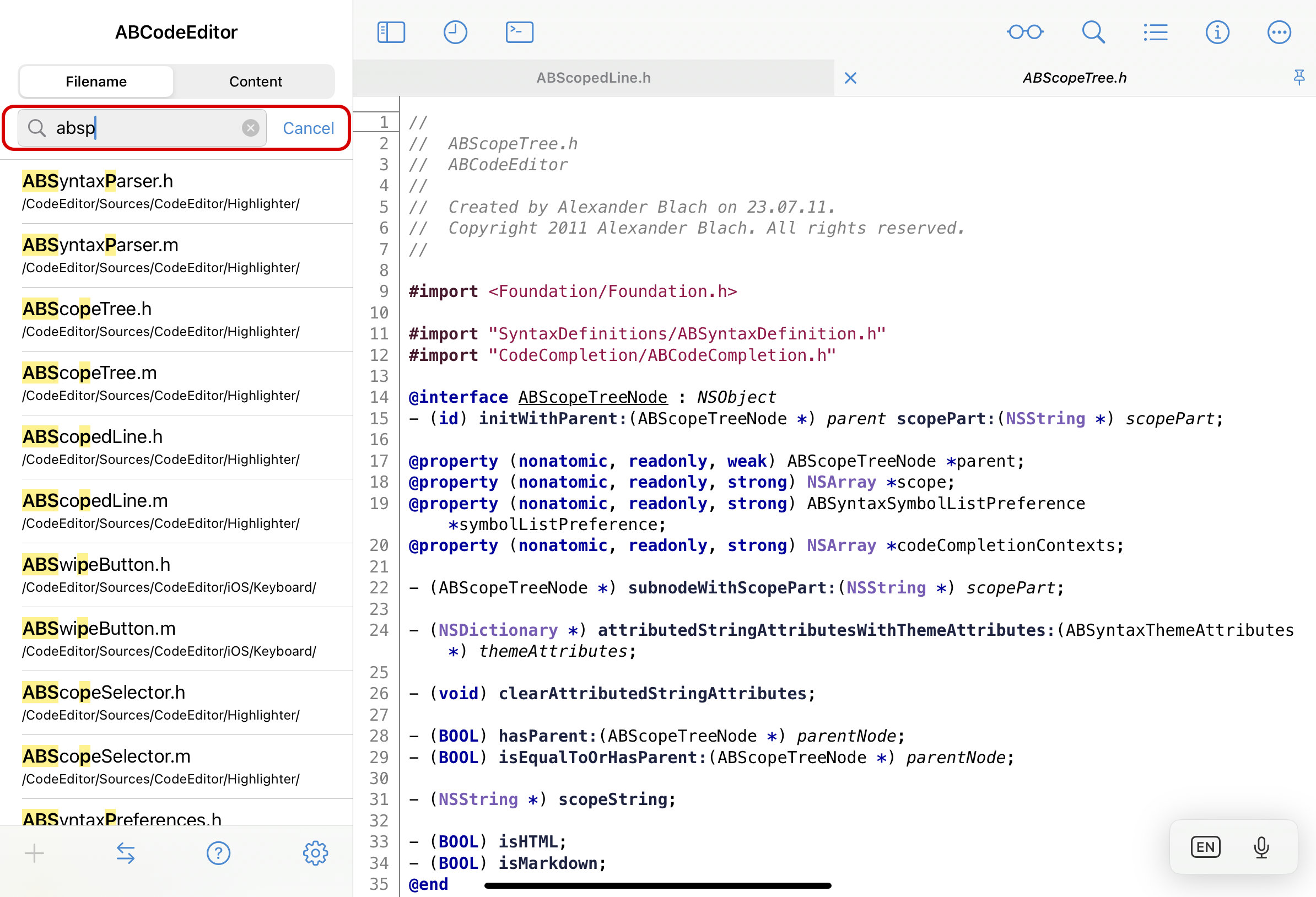 Fuzzy search for files