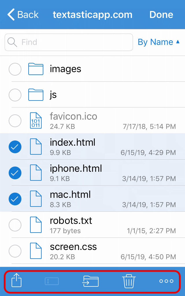 Select Files